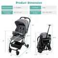 Lightweight Baby Stroller with One-Hand Quick Folding Lightweight Baby Stroller with One-Hand Quick Folding