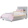 59 Inch Folding Breathable Baby Bed Rail Guard with Safety Strap 59 Inch Folding Breathable Baby Bed Rail Guard with Safety Strap