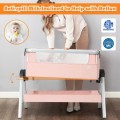 Baby Bedside Bassinet with Storage Basket and Wheels Baby Bedside Bassinet with Storage Basket and Wheels