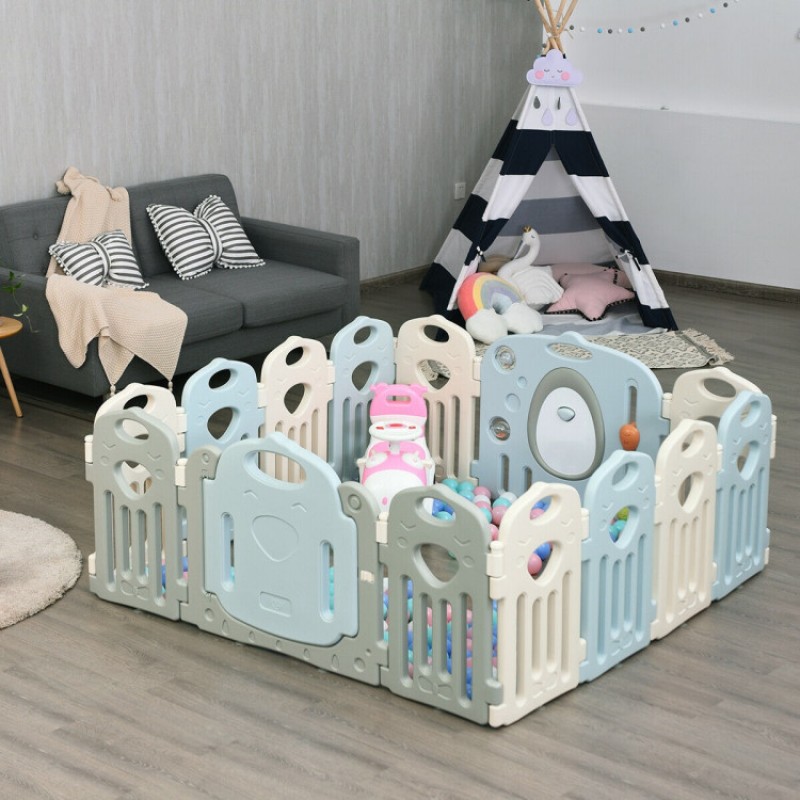 Kids Baby Playpen 14 Panel Activity Center Safety Play Yard Kids Baby Playpen 14 Panel Activity Center Safety Play Yard