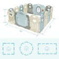 Kids Baby Playpen 14 Panel Activity Center Safety Play Yard Kids Baby Playpen 14 Panel Activity Center Safety Play Yard
