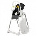 4-in-1 Foldable Baby High Chair with 7 Adjustable Heights and Free Toys Bar 4-in-1 Foldable Baby High Chair with 7 Adjustable Heights and Free Toys Bar