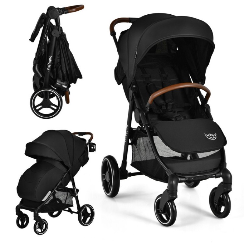 High Landscape Baby Stroller with Easy One-Hand Fold Design