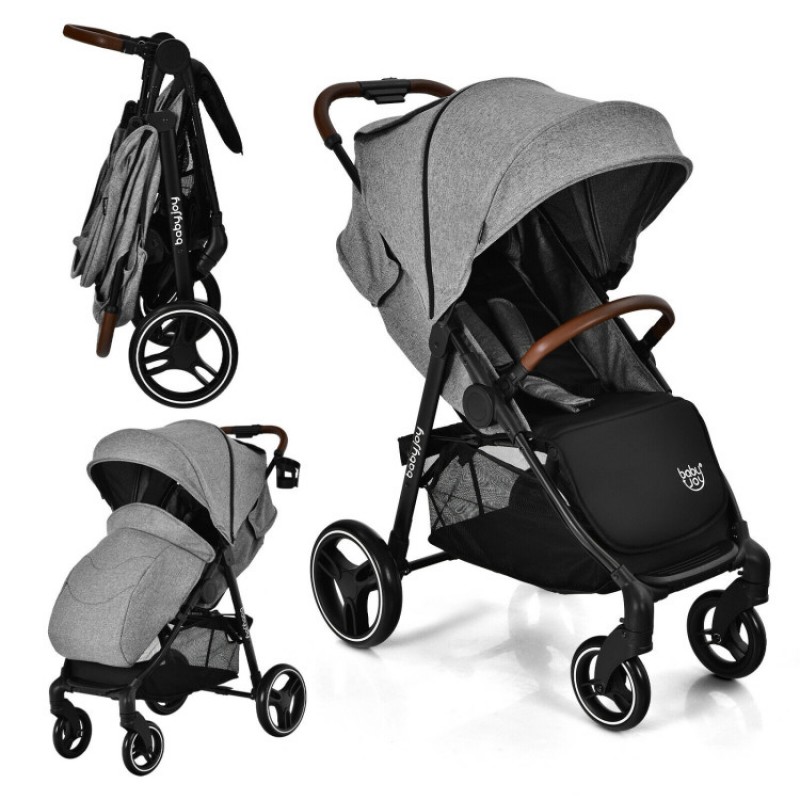 High Landscape Baby Stroller with Easy One-Hand Fold Design