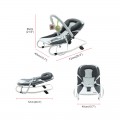 SteAnny 2-IN-1 Baby Seat Bouncer and Infant Rocker