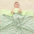 Newborn Quilts Baby Blanket Thick Winter Toddler Bed Quilt Baby Wrap Swaddle Cartoon Infant Comforter Sleeping Bag