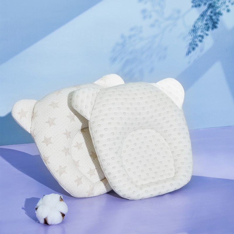 Baby Pillow Shaping Pillow Newborn Head Latex Pillow For Babies 0-1 Years Old All Year Round