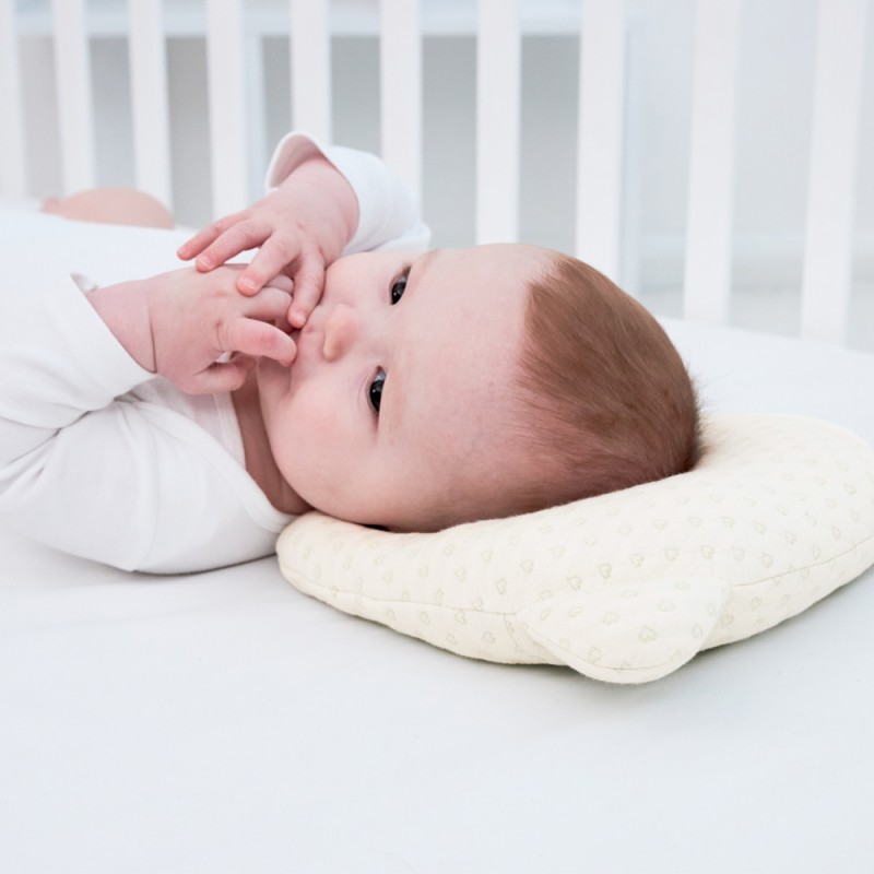 Baby Pillow Shaping Pillow Newborn Head Latex Pillow For Babies 0-1 Years Old All Year Round