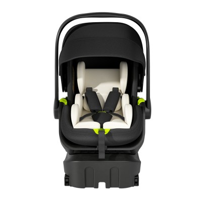 Baby Car Seat install onto Pram Travel System with ISOFIX Connector Base