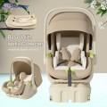 Infant Car Seat Travel System with ISOFIX Connector Base, Suit for install onto Prams