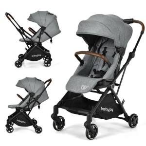 2-in-1 Convertible Aluminum Baby Stroller with Adjustable Canopy 2-in-1 Convertible Aluminum Baby Stroller with Adjustable Canopy