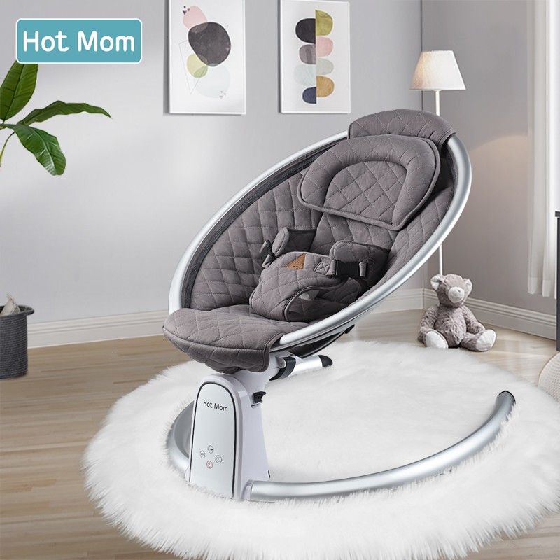 Electric Baby Rocking Chair Automic Swing Bouncer Newborn Cradle 0-12M hotmom