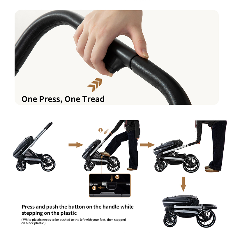 SteAnny Convertible Baby Stroller, Foldable Newborn Pram, Baby Carriage, Standard Stroller Suit Toddler Infant Coupon code: USD69