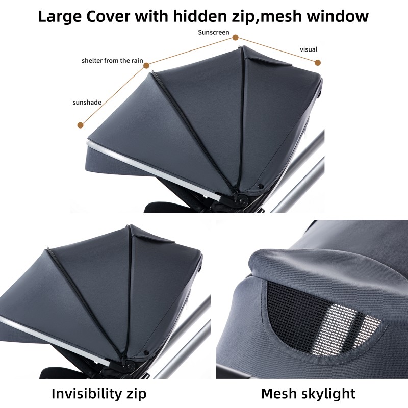 SteAnny Convertible Baby Stroller, Foldable Newborn Pram, Baby Carriage, Standard Stroller Suit Toddler Infant SteAnny Convertible Baby Stroller, Foldable Newborn Pram, Baby Carriage, Standard Stroller Suit Toddler Infant