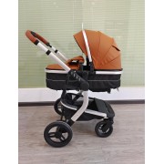 SteAnny Standard Baby Stroller Foldable Portable Pram Unisex Infant Carriage PU Leather SteAnny Standard Baby Stroller Foldable Portable Pram Unisex Infant Carriage PU Leather